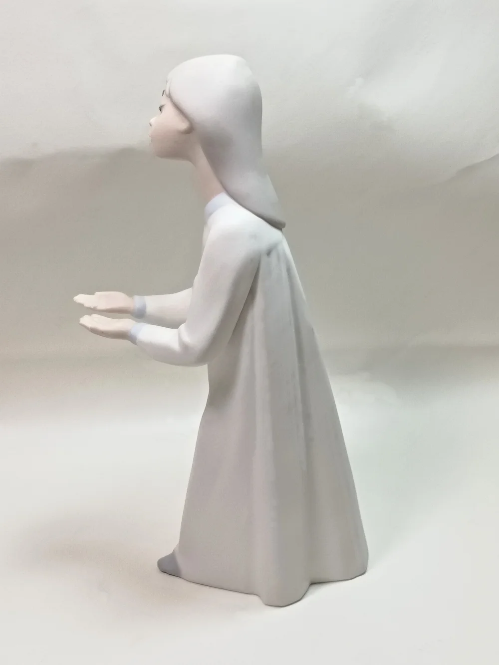 Lladró Mattel Porcelain Figurine Girl in White Dress